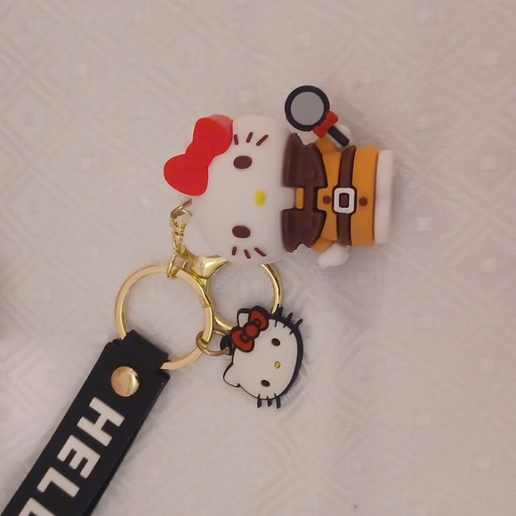 Gudetama squishmallow & hello kitty keychain - Picture 2 of 4